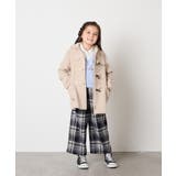 サス付きチェックワイドパンツ | a.v.v【KIDS】 | 詳細画像15 