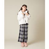 サス付きチェックワイドパンツ | a.v.v【KIDS】 | 詳細画像3 