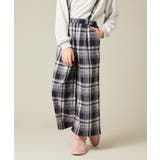 サス付きチェックワイドパンツ | a.v.v【KIDS】 | 詳細画像46 