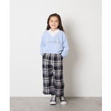 サス付きチェックワイドパンツ | a.v.v【KIDS】 | 詳細画像9 