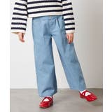 [100-130]デニムワイドパンツ | a.v.v【KIDS】 | 詳細画像1 