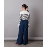 [100-130]デニムワイドパンツ | a.v.v【KIDS】 | 詳細画像15 