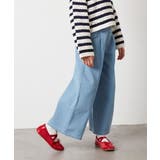 [100-130]デニムワイドパンツ | a.v.v【KIDS】 | 詳細画像24 