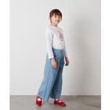 [100-130]デニムワイドパンツ | a.v.v【KIDS】 | 詳細画像26 