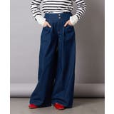 [100-130]デニムワイドパンツ | a.v.v【KIDS】 | 詳細画像3 