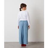 [100-130]デニムワイドパンツ | a.v.v【KIDS】 | 詳細画像30 