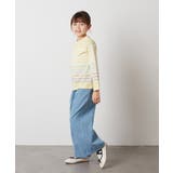 [100-130]デニムワイドパンツ | a.v.v【KIDS】 | 詳細画像35 