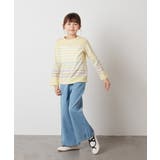 [100-130]デニムワイドパンツ | a.v.v【KIDS】 | 詳細画像37 