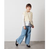 [100-130]デニムワイドパンツ | a.v.v【KIDS】 | 詳細画像43 