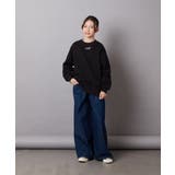 [100-130]デニムワイドパンツ | a.v.v【KIDS】 | 詳細画像5 