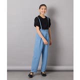 [120-130]サス付きタックテーパードデニムパンツ | a.v.v【KIDS】 | 詳細画像18 