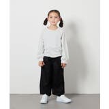 [120-130]【接触冷感】サス付きワイドパンツ | a.v.v【KIDS】 | 詳細画像13 