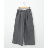 【接触冷感/ジメジメ対策】[120-130]タックワイドパンツ | a.v.v【KIDS】 | 詳細画像8 