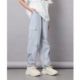 ライトブルー | [130]サイドリボンドロストカーゴパンツ | a.v.v【KIDS】