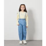 [140-150]サス付きタックテーパードデニムパンツ | a.v.v【KIDS】 | 詳細画像10 