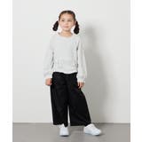 [140-150]【接触冷感】サス付きワイドパンツ | a.v.v【KIDS】 | 詳細画像31 