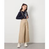 [140-150]【接触冷感】サス付きワイドパンツ | a.v.v【KIDS】 | 詳細画像39 