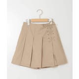 ベージュ | [140-150]サイドレースアップスカパン | a.v.v【KIDS】