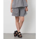 ブラック | [140-150]ワンタックキュロット | a.v.v【KIDS】