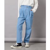 [160]サス付きタックテーパードデニムパンツ | a.v.v【KIDS】 | 詳細画像1 