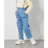 [160]サス付きタックテーパードデニムパンツ | a.v.v【KIDS】 | 詳細画像10 