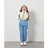 [160]サス付きタックテーパードデニムパンツ | a.v.v【KIDS】 | 詳細画像16 