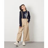 [160]【接触冷感】サス付きワイドパンツ | a.v.v【KIDS】 | 詳細画像10 