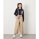 [160]【接触冷感】サス付きワイドパンツ | a.v.v【KIDS】 | 詳細画像16 