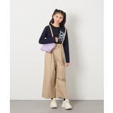 [160]【接触冷感】サス付きワイドパンツ | a.v.v【KIDS】 | 詳細画像17 