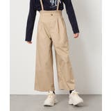 [160]【接触冷感】サス付きワイドパンツ | a.v.v【KIDS】 | 詳細画像7 