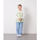 [120-160]【選べるデザイン】デザインワイドストレートデニム | a.v.v【KIDS】 | 詳細画像11 