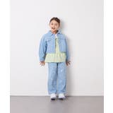 [120-160]【選べるデザイン】デザインワイドストレートデニム | a.v.v【KIDS】 | 詳細画像12 