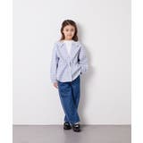 [120-160]【選べるデザイン】デザインワイドストレートデニム | a.v.v【KIDS】 | 詳細画像24 