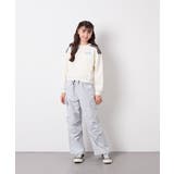 [120-160]サイドリボンカーゴパンツ | a.v.v【KIDS】 | 詳細画像4 