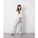 [120-160]サイドリボンカーゴパンツ | a.v.v【KIDS】 | 詳細画像6 