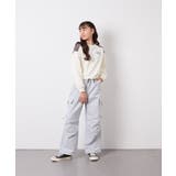 [120-160]サイドリボンカーゴパンツ | a.v.v【KIDS】 | 詳細画像7 