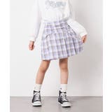 ブルー | [120-160]ギャザープリーツスカパン | a.v.v【KIDS】