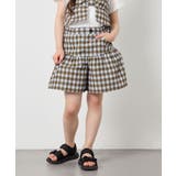 [120-160][ママとお揃いコーデが叶う]ギャザーキュロット | a.v.v【KIDS】 | 詳細画像4 