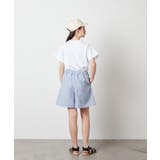 [100-130]【セットアップ対応】麻調タックキュロットパンツ | a.v.v【KIDS】 | 詳細画像27 