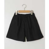 [100-130]【セットアップ対応】麻調タックキュロットパンツ | a.v.v【KIDS】 | 詳細画像34 