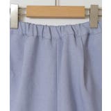 [100-130]【セットアップ対応】麻調タックキュロットパンツ | a.v.v【KIDS】 | 詳細画像5 