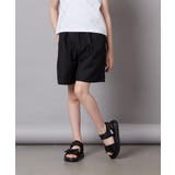 [100-130]【セットアップ対応】麻調タックキュロットパンツ | a.v.v【KIDS】 | 詳細画像8 