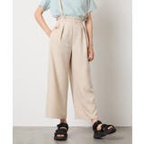 [120-130]サス付きワイドパンツ | a.v.v【KIDS】 | 詳細画像18 