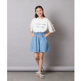 【接触冷感/ジメジメ対策】[100-130]デニムタックキュロット | a.v.v【KIDS】 | 詳細画像28 