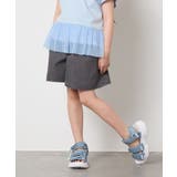 【接触冷感/ジメジメ対策】[100-130]デニムタックキュロット | a.v.v【KIDS】 | 詳細画像9 