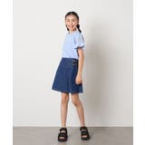 【接触冷感/ジメジメ対策】[160]サイドベルトキュロット | a.v.v【KIDS】 | 詳細画像25 