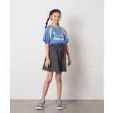 [160]【接触冷感】デニムタックキュロット | a.v.v【KIDS】 | 詳細画像15 