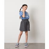 [160]【接触冷感】デニムタックキュロット | a.v.v【KIDS】 | 詳細画像17 