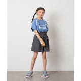 [160]【接触冷感】デニムタックキュロット | a.v.v【KIDS】 | 詳細画像19 