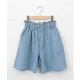 [160]【接触冷感】デニムタックキュロット | a.v.v【KIDS】 | 詳細画像29 